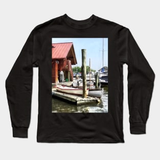 Alexandria VA - Rowboats by Founders Park Long Sleeve T-Shirt